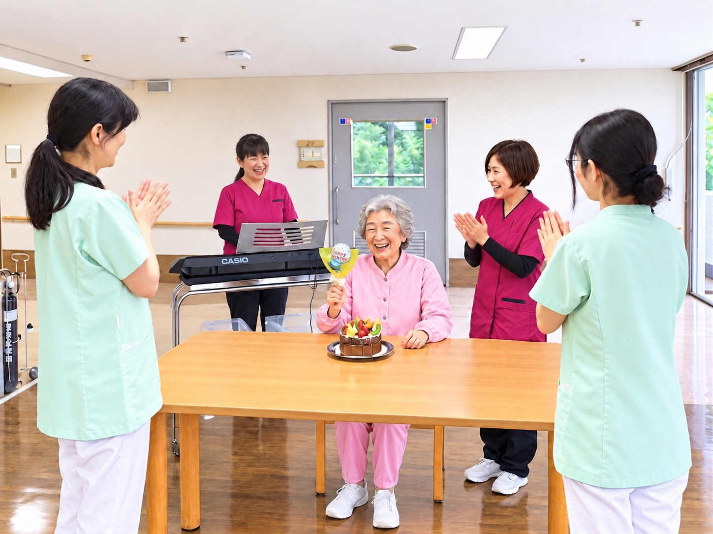 病床訪問・お誕生日会