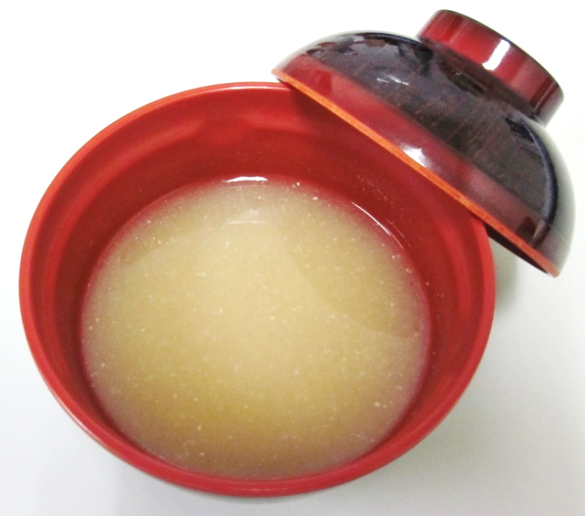 「味噌汁に蛋白質を添加