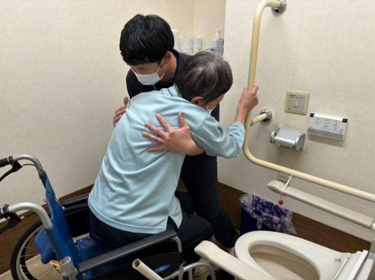 【トイレ動作練習】